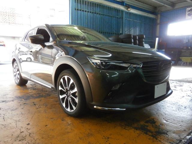 CX-３　DK8FW　持ち込みダウンサス交換　大阪府東大阪市