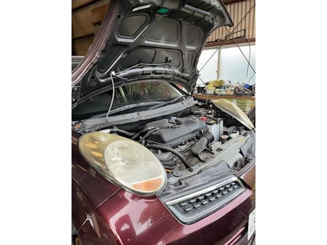 ニッサン　マーチ　エンジン　ベルト異音　テンショナー福岡市西区　早良区　城南区　南区　中央区　博多区　東区　糸島市　春日市　大野城市　太宰府市　那珂川市　他地域のお客様も大歓迎です！

　
　