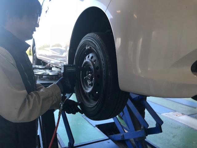 ミライース　スタッドレス履き替え【神崎郡・姫路・加西で車検・修理・取付・板金お任せ下さい】