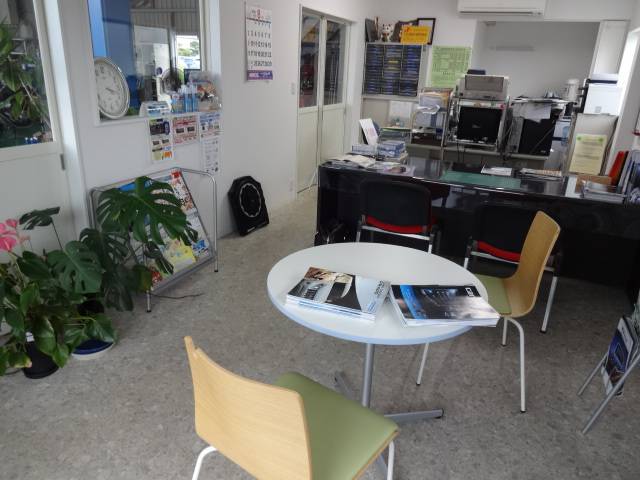 お客様スペースも快適