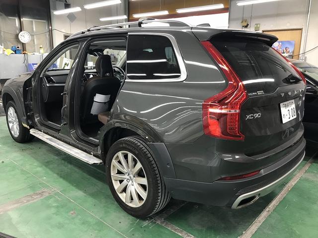 ボルボ　XC90　鈑金塗装　キズヘコミ直し　富岡市　安中市