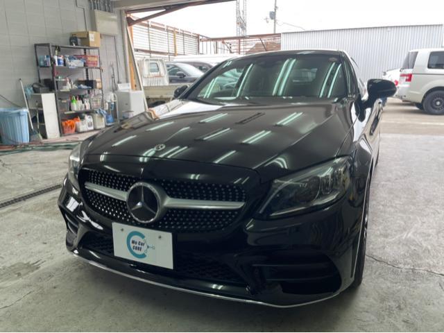 Mercedes-Benz c180  磨き 貝塚 熊取 泉佐野 岸和田 保険 車検 板金 塗装 整備 輸入車 国産車 買取 販売 洗車 コーティング カーフィルム施工 パーツ持ち込み 歓迎！！ 代車無料貸出！！