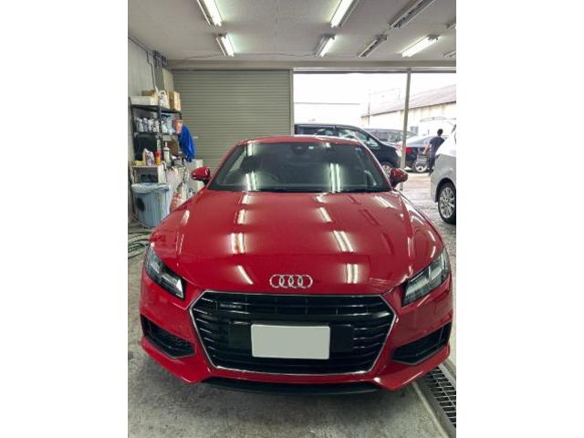 Audi tt シートリペア 貝塚 熊取 泉佐野 岸和田 保険 車検 板金 塗装 整備 輸入車 国産車 買取 販売 洗車 コーティング カーフィルム施工 パーツ持ち込み 歓迎！代車無料貸出！