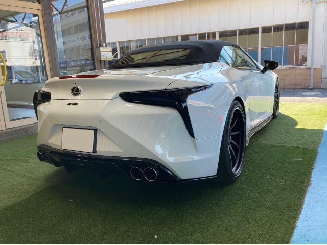 LEXUS LC レクサス　エアロ取り付け 貝塚 熊取 泉佐野 岸和田 保険 車検 板金 塗装 整備 輸入車 国産車 買取 販売 洗車 コーティング カーフィルム施工 パーツ持ち込み 代車無料貸出