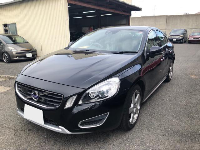 VOLVO S60 左 リアドア　鈑金塗装 ロッカーモール修理 