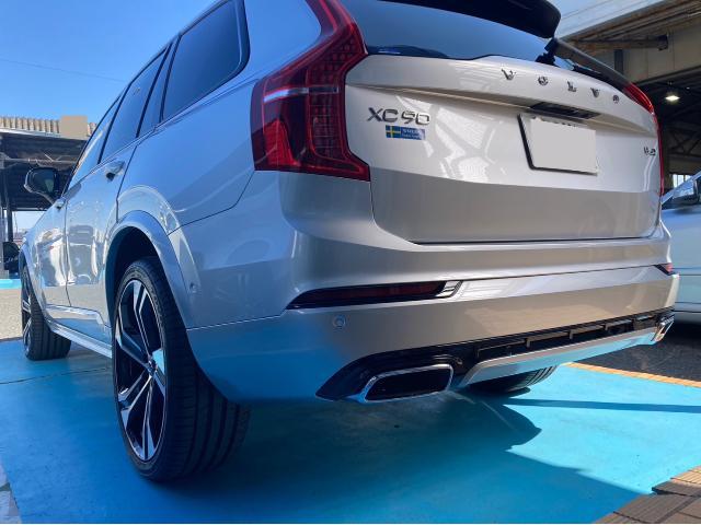 VOLVO XC90 リアバンパー 鈑金　塗装