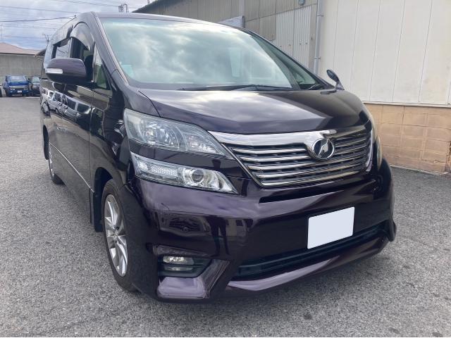 トヨタ ベルファイア  フロントバンパー へこみ 鈑金