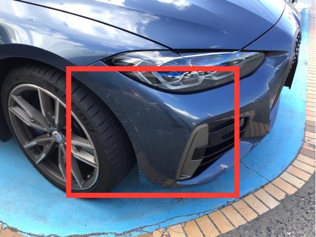 BMW 4シリーズ 傷 接触 事故  