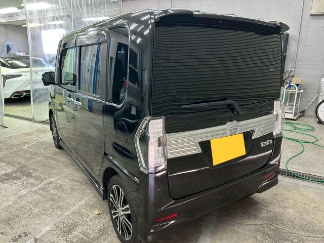 ダイハツ　タント　ボディコーティング　艶出し