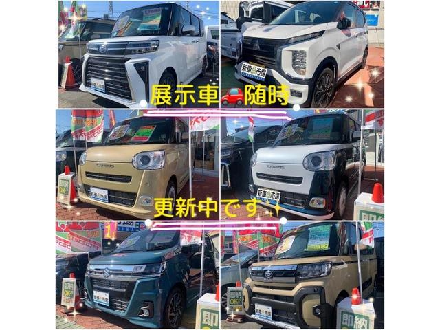 最新の展示車、続々到着しています！！！【ダイハツムーヴキャンバス・タントカスタム・ファンクロス・三菱ekクロスEV・スズキワゴンRカスタムZ】