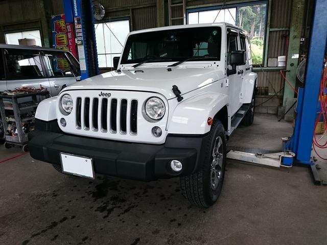 JEEP ジープ ラングラー　さび止め塗装施工　千葉県市原市より