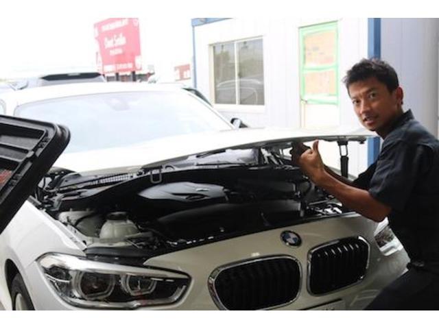 台風でヘコミ被害の車をデントリペアで修理。デントスマイルにお任せ下さい。