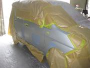 鈑金・塗装作業風景