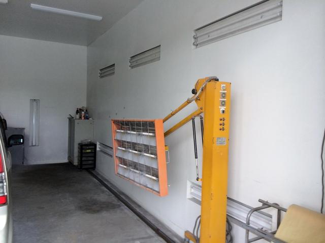 塗装ブース完備