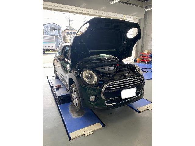 車検地域最安値！！BMW MINI 法定点検　オイル交換
エアコンガスクリーニング　名古屋　守山