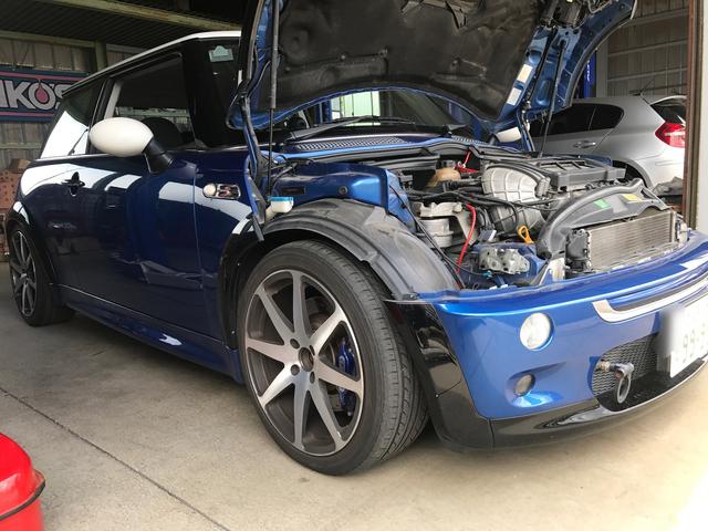 BMW  R53ミニ　エアコン修理