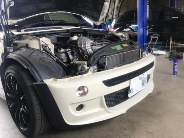 BMW R52 ミニ　エンジンオイル漏れ修理