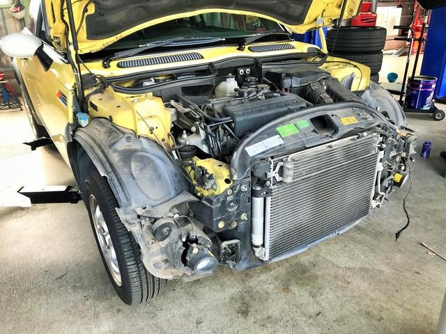 BMW ミニ R50　エアコン修理
