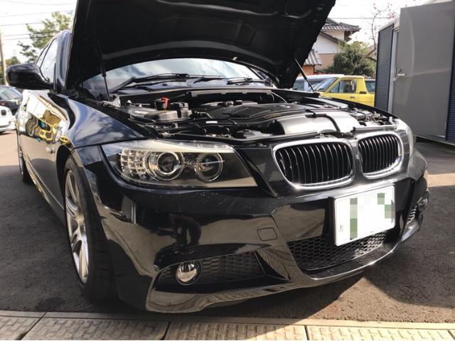 BMW E90 エンジンオイル油圧警告灯点灯修理