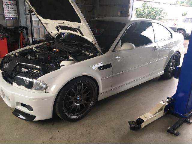 BMW E46 M3 
リアキャンバーアジャスタブルコントロールアーム取り付け