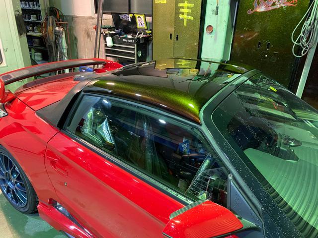 ホンダs660 ハードトップ塗装取付 グーネットピット