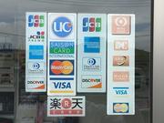各種クレジットカードご使用可能です。お支払い方法についてもご相談下さい。