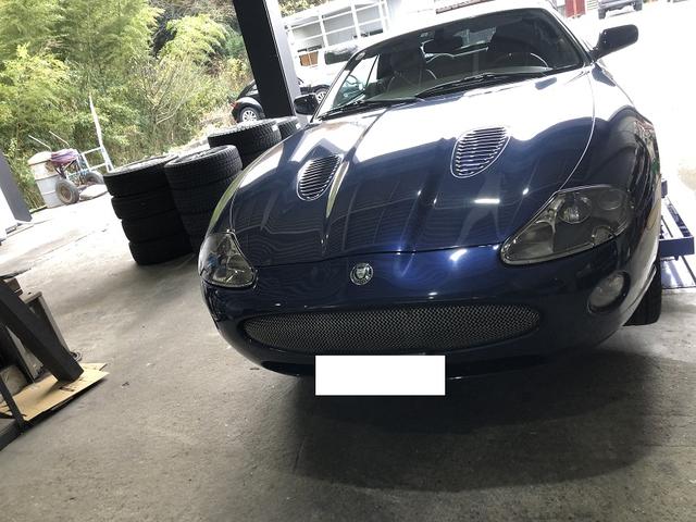 ジャガーXKR　ブレーキパッド交換　　米原・彦根・長浜