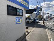 カインズ・ニトリ前交差点の信号手前を左折です