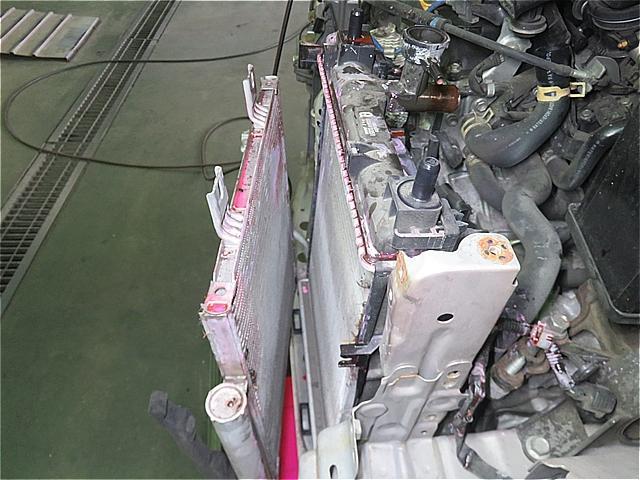ダイハツ ミラ　L275S冷却水漏れ　ラジエーター交換　呉市の第一自動車へ