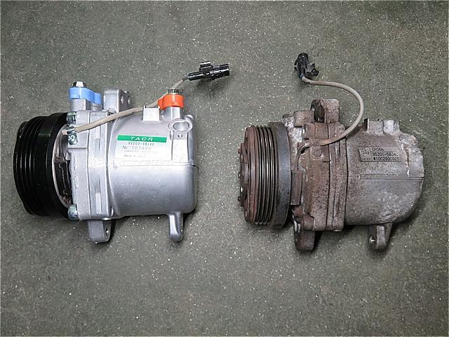 スズキ ワゴンR MH23S エアコン コンプレッサー交換 リビルト品 スズキ ワゴンR MH23S エアコン コンプレッサー交換 リビルト品