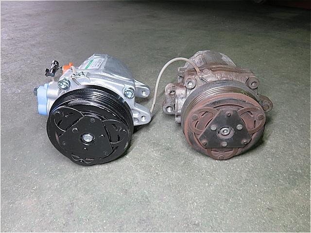 スズキ ワゴンR MH23S エアコン コンプレッサー交換 リビルト品 スズキ ワゴンR MH23S エアコン コンプレッサー交換 リビルト品
