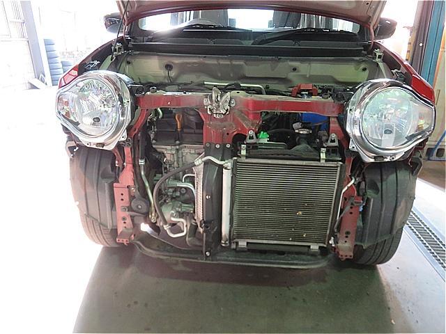 スズキ ハスラー MR41S　クーラーコンデンサ冷却ファンモータ（ラジエーター冷却ファン兼用）交換　呉市の第一自動車へ