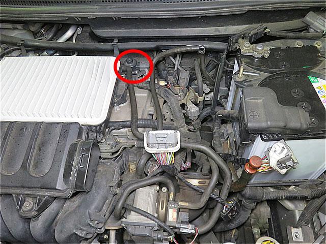 マツダ ベリーサ　DC5W　エンジン・チェックランプ点灯　ＥＧＲ交換　呉市の第一自動車へ