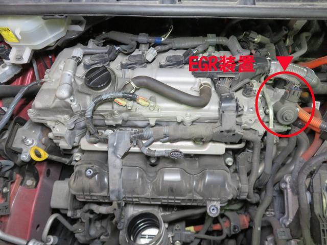 トヨタ プリウス ZVW30 エンジン不調　ＥＧＲ分解整備　呉市の第一自動車へ
