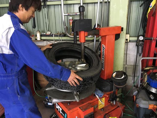 タイヤ交換もお任せください