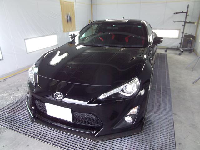 86 トヨタ　BRZ　スバル　黄ばみ　くすみ　ヘッドライト　クリーニング　コーティング　板金　塗装　多治見　土岐　瑞浪　


