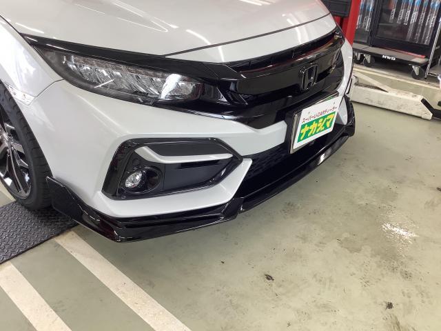 ホンダ　シビック　6BA-FK7　フロントスポイラー取付