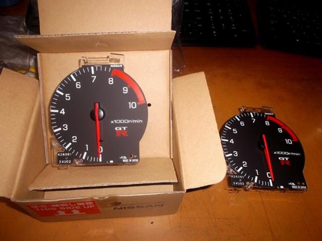 スカイラインGTR BCNR33　タコメーター交換　名古屋市　守山区