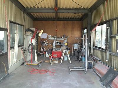 塗装ブース完備