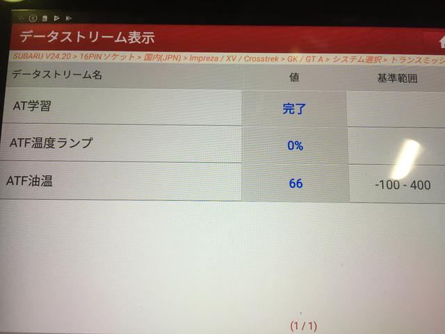 スバル　インプレッサ　CVTオイル交換で入庫しました。兵庫県　姫路市　たつの市　相生市　太子町　車検・整備・取り付け　宮田自動車整備