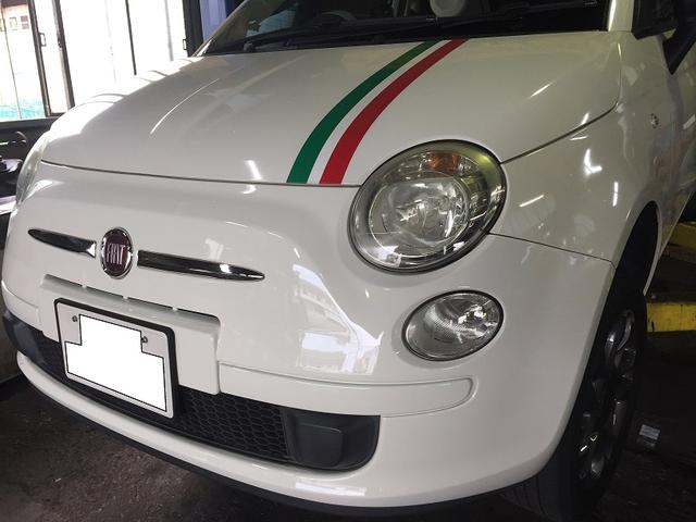 fiat500 デュアロジックミッション　クラッチOHで入庫しました。【兵庫県　姫路市　たつの市　相生市　太子町　車検・整備・取り付け　宮田自動車整備】