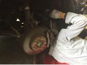 サスペンション、各アーム類、ブレーキ関連の修理
