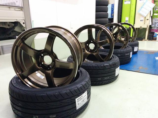 スバル WRX STI 18インチホイール交換 ~北九州 ヨコハマ スバル WRX STI 18インチホイール交換 ~北九州 ヨコハマ