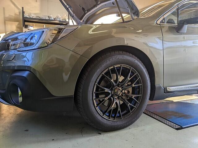 BS9レガシィ 車高調 DSCプラス アライメント 光軸 調整 RECS施工 BS9レガシィ 車高調 DSCプラス アライメント 光軸 調整 RECS施工