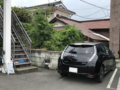 ハイブリッド車充電器完備