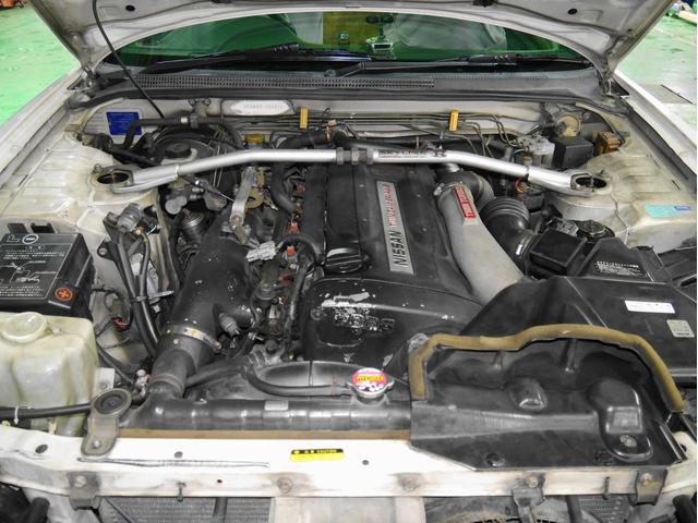 R33 スカイライン  GT-R　ショックアブソーバ交換作業
