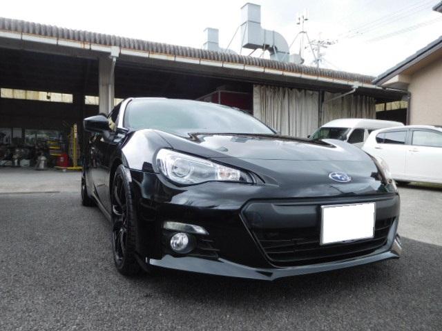 スバル　ＢＲＺ　トヨタ８６用のモデリスタスポイラー　取付　佐賀市　パーツ取付け　小林ボデー 板金塗装　修理　