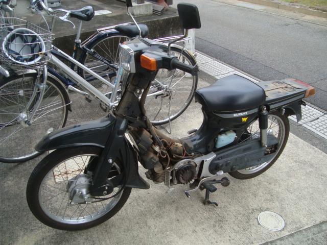美濃加茂市　バイク塗装　勤労体験学習