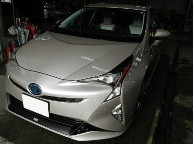 プリウス　TRDエアロパーツVer1取り付け