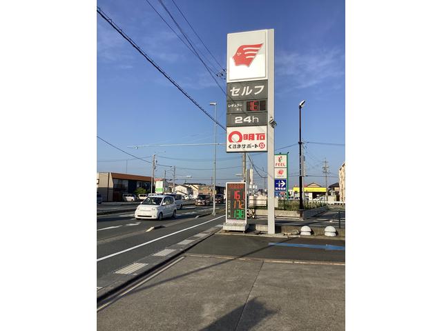 明石くるまサポートの看板が目印